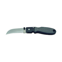 Klein 44004 Lightweight Lockback Knife 2-1/2-Inch Sheepfoot Blade, Black Handle