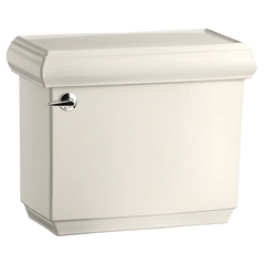 Kohler K-4433-96 Memoirs Classic 1.28 gpf Toilet Tank with Lid, Biscuit