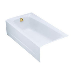 Kohler K-505-0 Mendota Cast Iron Soaking Tub 45 gal 60 in x 32 in x 16-1/4 in Left Drain