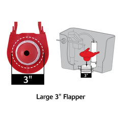 Lavelle Industries 3060BP Korky 3 in Flapper