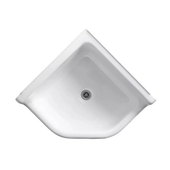 Kohler K-6710-0 Whitby Cast Iron Single-Bowl Service Sink 28 inch x 28 inch