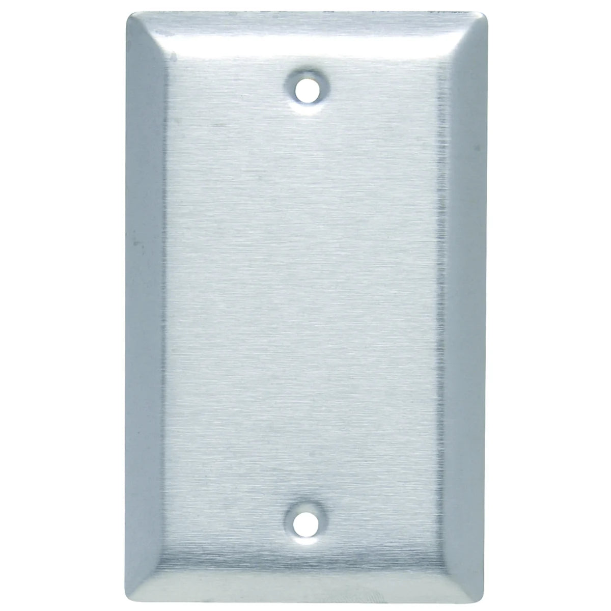 Legrand-Pass & Seymour SL13 Smooth Metal Wall Plate, 1gang Blank, Box Mounted, 430 Stainless Steel