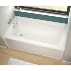 MAAX 105519-L-000-001 Maax Exhibit IFS 60 Inch x 30 Inch x 18 Inch Acrylic Soaking Bathtub, Left Hand Drain, White