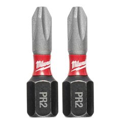 Milwaukee 48-32-4444 Shockwave 2-Piece Impact Phillips #2 Insert Bits