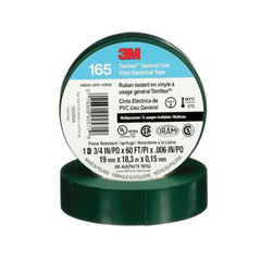 3M 165GR4A Vinyl Electrical Tape 60 ft x 3/4 in Green