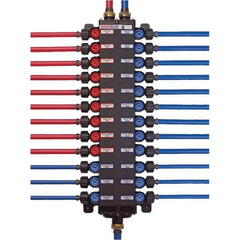 Viega 49610 1/2 14 Port MANABLOC without Port Adapters (6 Hot, 8 Cold)