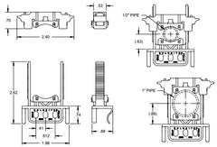 Holdrite 250 Variable Isolation Clamp 3/8 - 1 Inch CTS