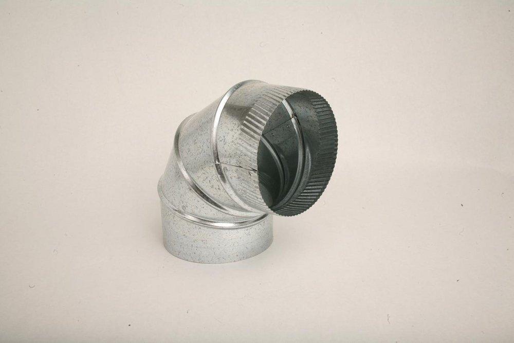 Gray Metal South 5-30-302 5 in. 30 ga 90 Degree Duct Elbow