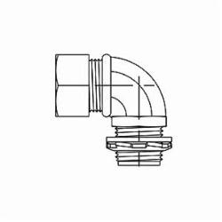 Hubbell 3543 Raco Liquidtight Conn 90 Insul 3/4 in