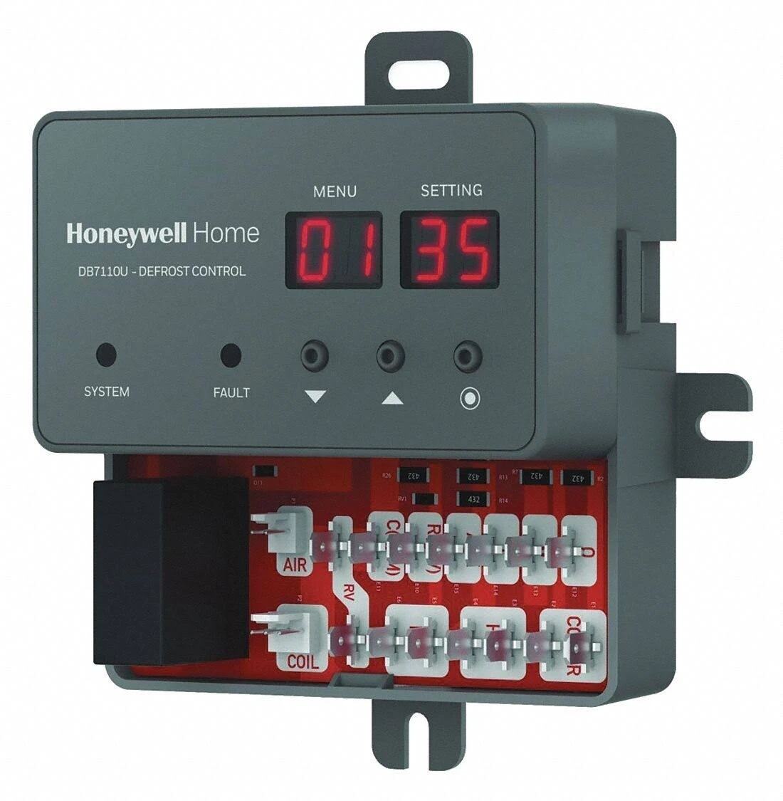 Honeywell DB7110U1000/U Universal Defrost Control, 24 VAC, 200 mA, 60 Hz, 1/2 hp Power Rating, 30 to 120 min Defrost, Import