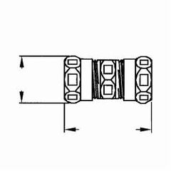 Hubbell 2924 RACO EMT Compression Coupling 1 IN