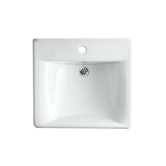 Kohler K-2084-0 Soho 20 Inch L x 18 Inch W x 7-1/2 Inch D 1-Basin 1-Bowl Vitreous China Wall Mount Commercial Bathroom Sink