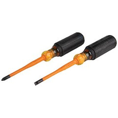 Klein 33732INS Slim-Tip Insulated Screwdriver Set 1000-Volt 2 Piece