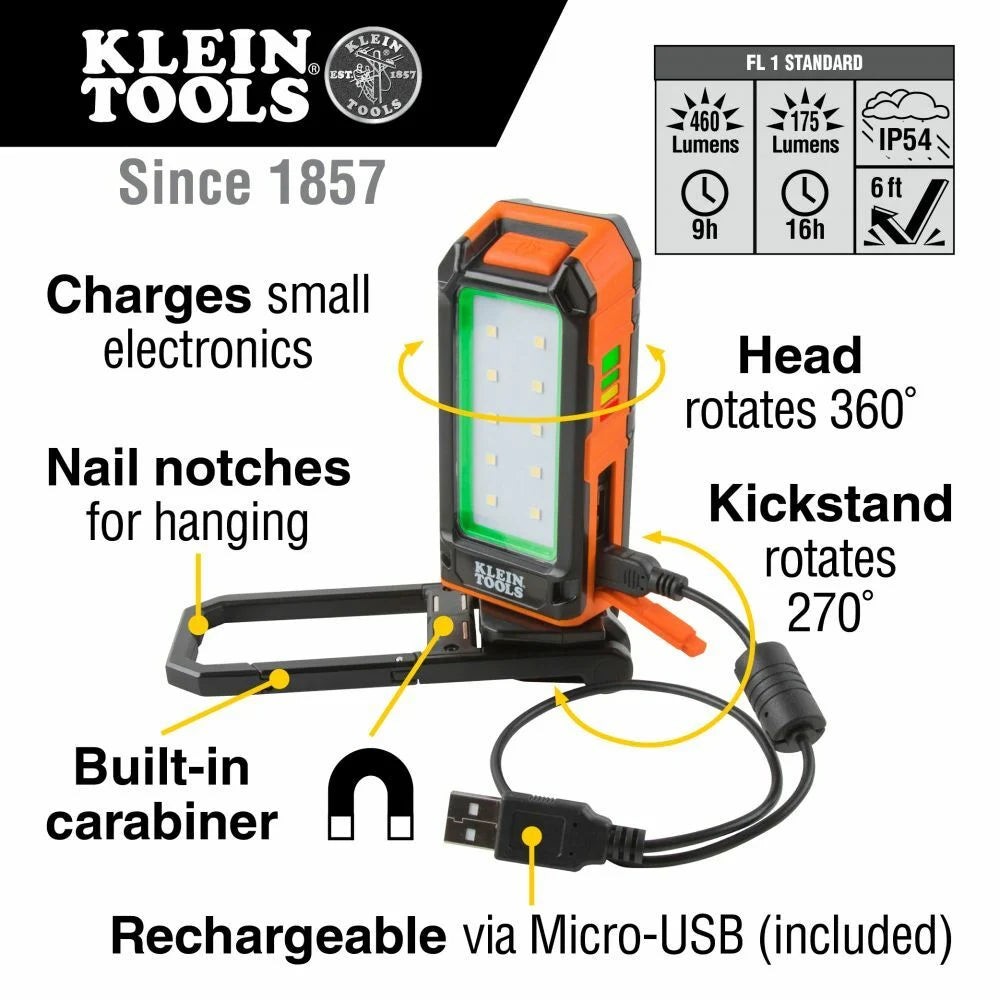 Klein Tools 56403 Rechargeable Personal Work Light 460 Lumens (Each) Replacement MPN