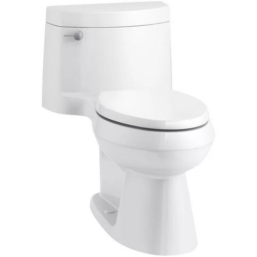 Kohler K-3619-0 Cimarron 1.28 gpf One-Piece Elongated Comfort Height Toilet, White