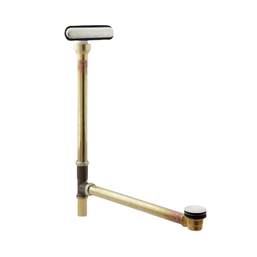 Kohler K-7271-BN Clearflo Slotted Overflow Brass Bath Drain, Vibrant Brushed Nickel