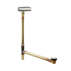 Kohler K-7271-BN Clearflo Slotted Overflow Brass Bath Drain, Vibrant Brushed Nickel