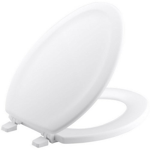 Kohler K-4647-0 Kohler Stonewood Painted Compression Molded Wood Closed-Front Elongated Toilet Seat 17 inch L x 14-1/4 inch W x 1-1/32 inch D