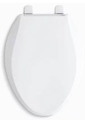 Kohler K-4636-0 Cachet, Quiet-Close, Q3 18-1/16 in L x 14-3/16 in W Toilet Seat