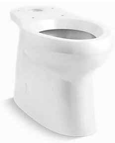 Kohler K-5309-0 Cimarron Comfort Height Toilet Bowl 1.28 gpf 29 inch L x 17-5/8 inch W x 16-1/2 inch H