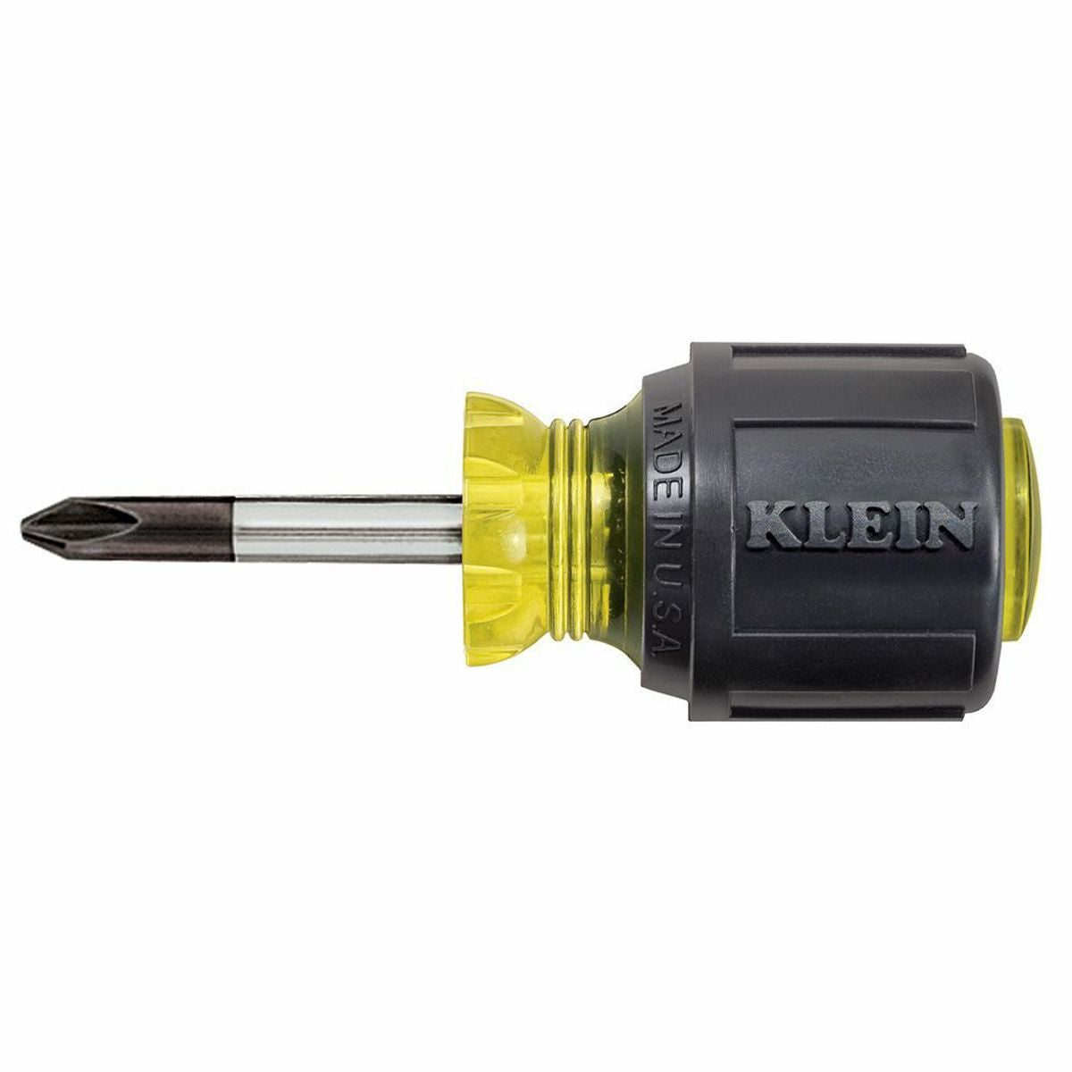 Klein 603-1 Stubby Screwdriver, #2 Phillips, 1-1/2-Inch Shank