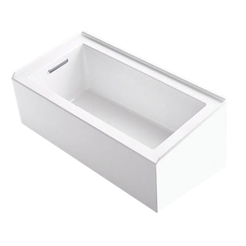 Kohler K-1957-LA-0 Underscore 60 inch L x 32 inch W x 22-1/4 inch D Acrylic Bathtub