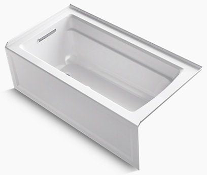 Kohler K-1123-LA-0 Archer Acrylic Soaking Tub Left Hand Drain 60 in x 32 in