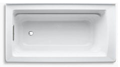 Kohler K-1123-LA-0 Archer Acrylic Soaking Tub Left Hand Drain 60 in x 32 in