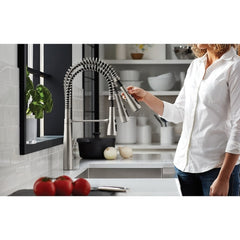 Kohler K-22033-VS Simplice Semi-Professional Pull-Down Kitchen Faucet, 1.5 gpm