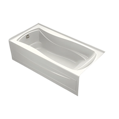 Kohler K-1259-LA-0 Mariposa 72 inch x 36 inch x 20 inch Acrylic Soaking Tub, Left Hand Drain, White