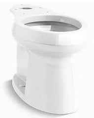 Kohler K-80020-0 Highline Comfort Height Toilet Bowl Only, 1.28 gpf, White