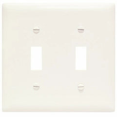 Legrand-Pass & Seymour TP2-W Trademaster Two Gang and Toggle Wall Plate