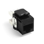 Leviton 61110-RE6 eXtreme CAT6 QuickPort Jack, Black