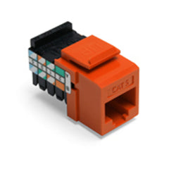 Leviton 41108-RO5 Category 5 QuickPort Connector CAT 5 Orange