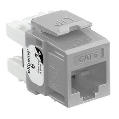 Leviton 61110-RG6 eXtreme CAT6 QuickPort Jack, Gray