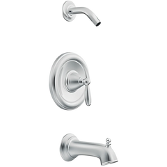 Moen T62153 Brantford One Handle Single Function Bathtub & Shower Faucet in Chrome (Trim Only)