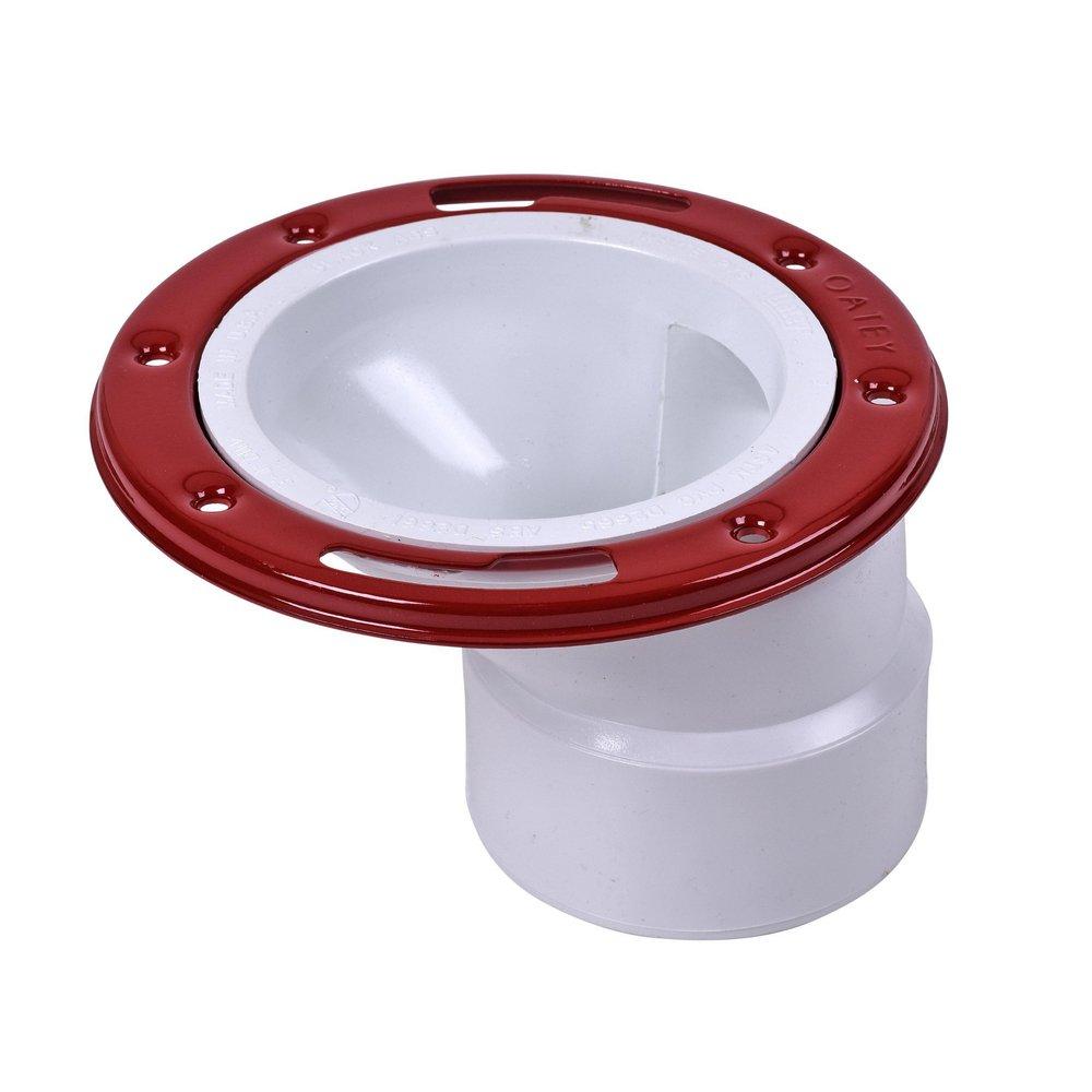 Oatey 43501 3 x 4 in. PVC Offset Closet Flange With Ring