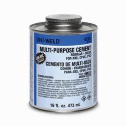 Oatey 6246S Uni-Weld 6200 Multi-Purpose Pipe Cement 16 oz Can Replacement MPN