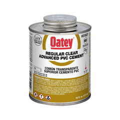 Oatey 31927 16 oz Regular Set PVC Clear Pipe Cement