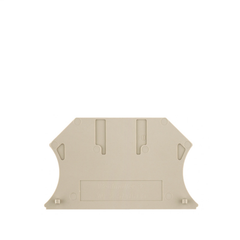 Weidmuller 1050000000 End Plate, W Series, Dark Beige