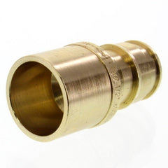 Uponor Wirsbo LF4515050 ProPEX 1/2 inch Brass Sweat Adapter, Lead Free, PEX Barb x Copper Sweat