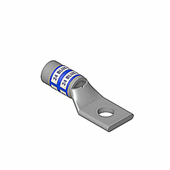 ABB 54134 Copper 1-Hole Lug - Standard Barrel - Blue - #6AWG, #10bolt