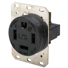 Hubbell HBL9460A HUB 3P-4W-60A-125/250V RCPT BLK RTP..