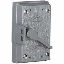 Killark FZ8647 WP SWITCH PLATE, 1-GANG (WITH GASKET)