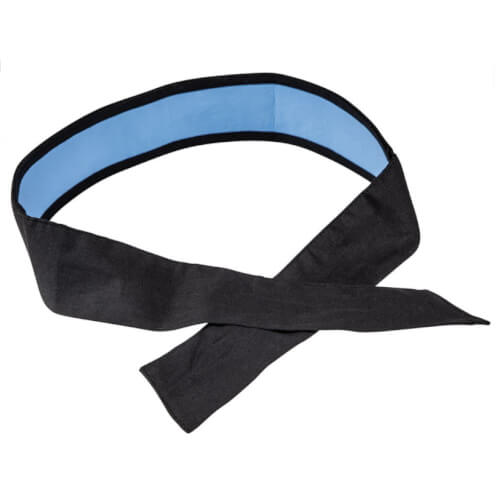 Klein 60123 Cooling Bandana, Black Power 2-Inch x 35.5-Inch