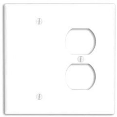 Leviton 80508-W Plastic Midway 2 Gang Wall Plate Replacement