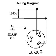 LEVITON 27W48 20 Amp, 250 Volt, Industrial Grade, Locking Connector, Grounding, Wetguard - Yellow