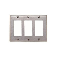 Leviton 84411-40 3-Gang Decora/GFCI Device Mount Standard Size Wallplate