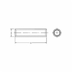 ABB 54504 T&B CU BUTT SPLICE #8STR RED