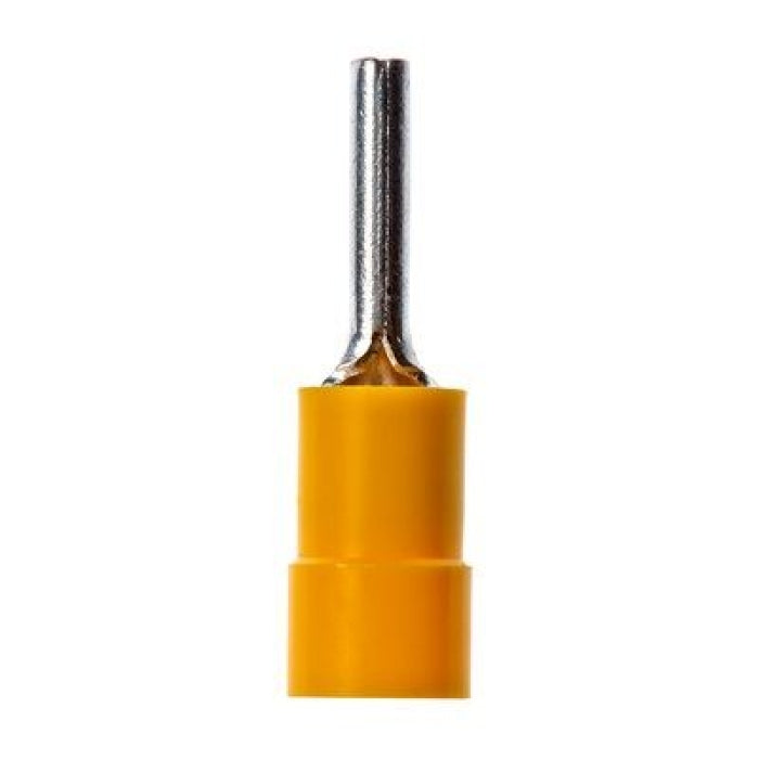 3M MVU10-55PX-A Butted Seam Barrel Pin Terminal 12 to 10 AWG Conductor 1/4 in Dia x 0.55 in L